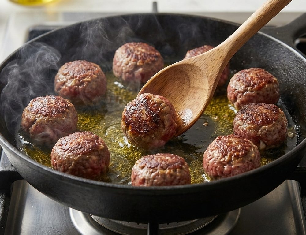 Beef & Onion Meatballs