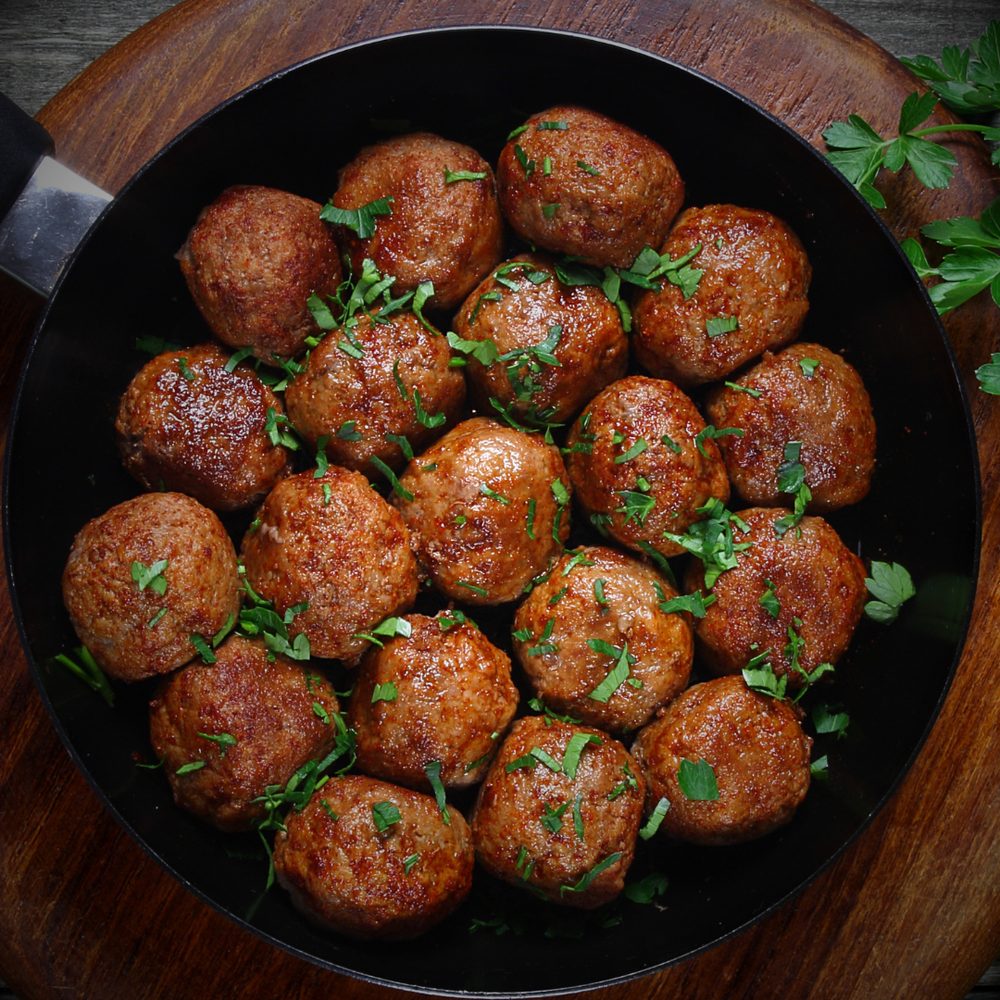 Beef & Onion Meatballs