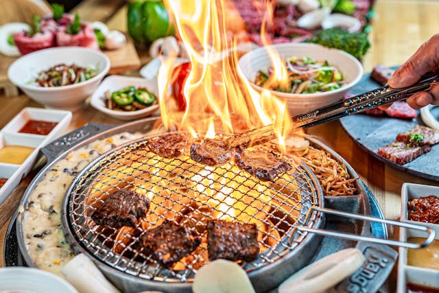 Korean BBQ-Style Grilled Beef with Fire Kissed Flavor
