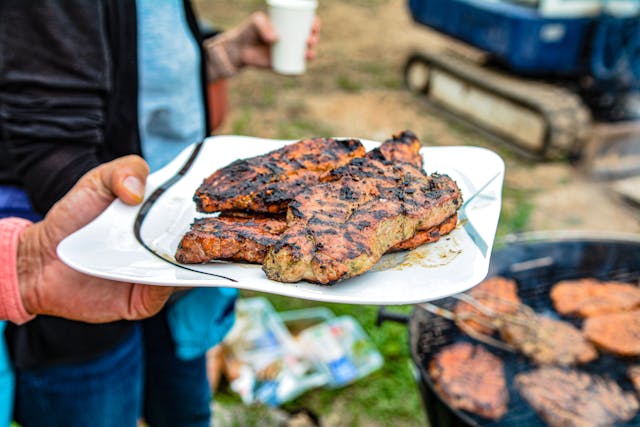 Backyard Flame-Grilled T-Bone Steaks