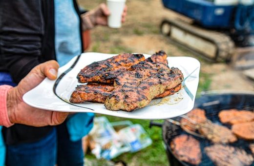 Backyard Flame-Grilled T-Bone Steaks